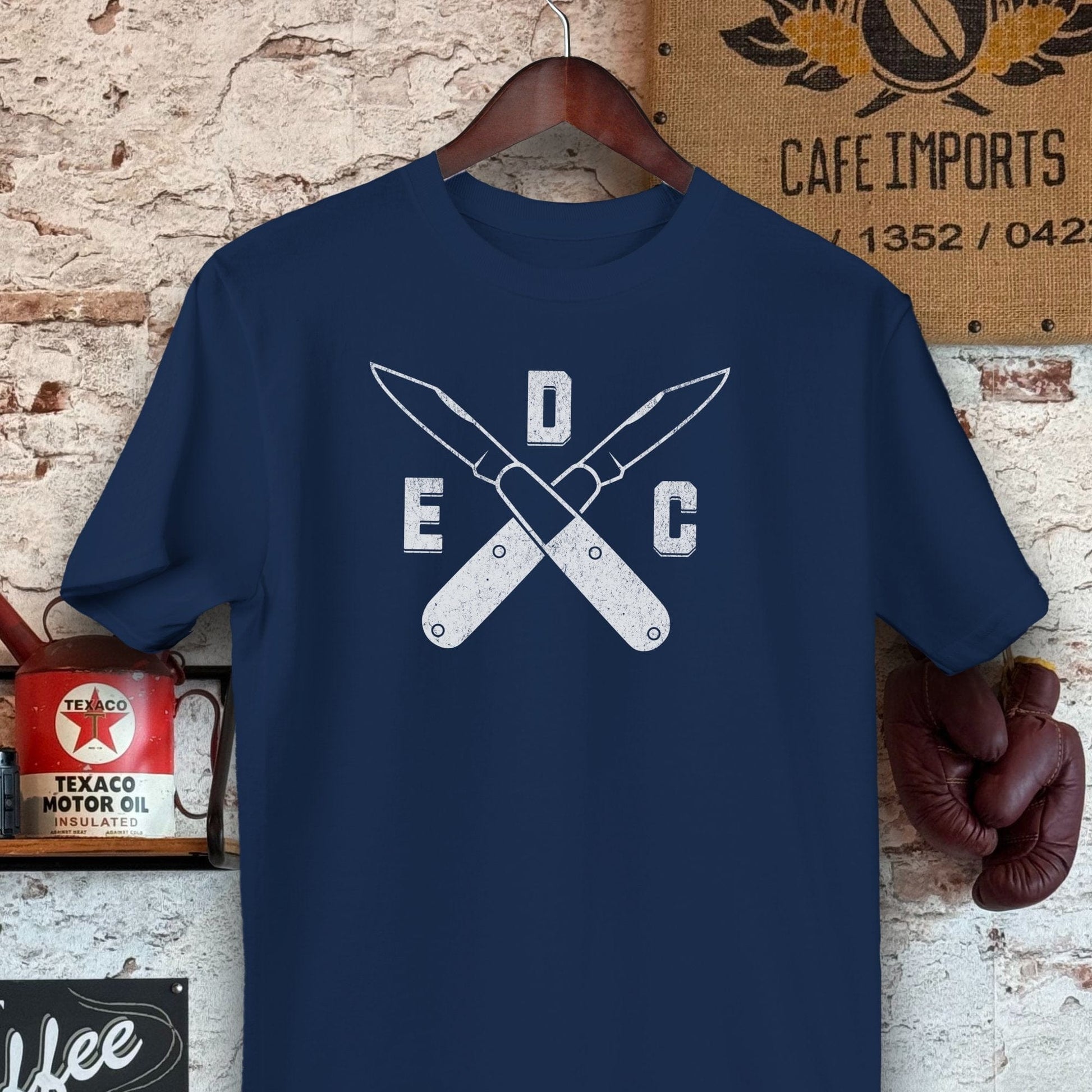 T-shirt / S / Navy EDC Knives Shirts