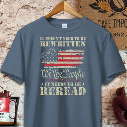 T-shirt / S / Navy Heather It Needs To Be Reread Shirt