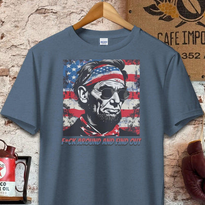 T-shirt / S / Navy Heather Patriotic Find Out Shirt