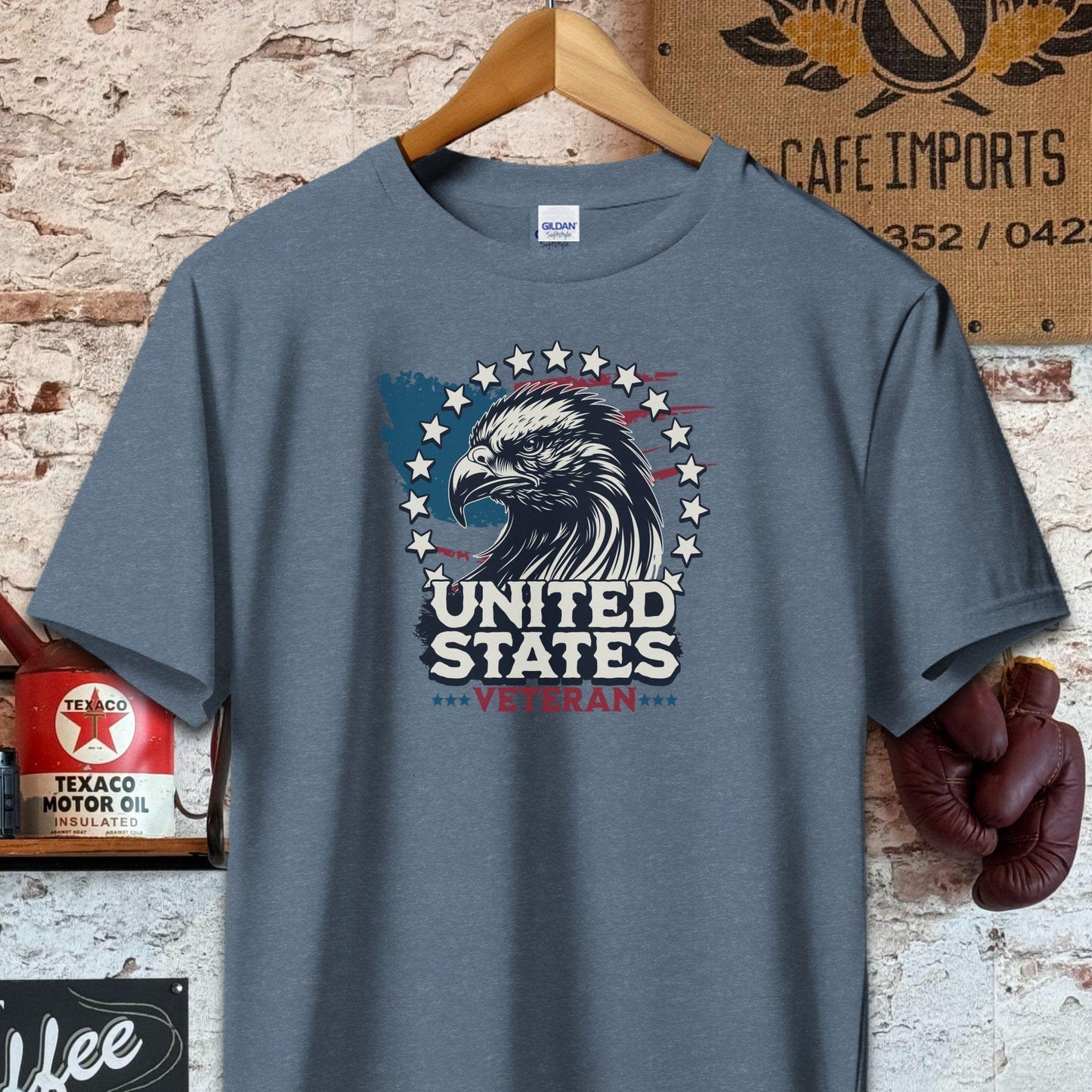 T-shirt / S / Navy Heather United States Veteran Shirt