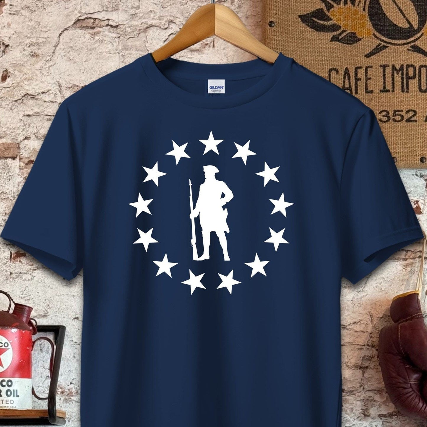 T-shirt / S / Navy Revolutionary Patriot Shirt