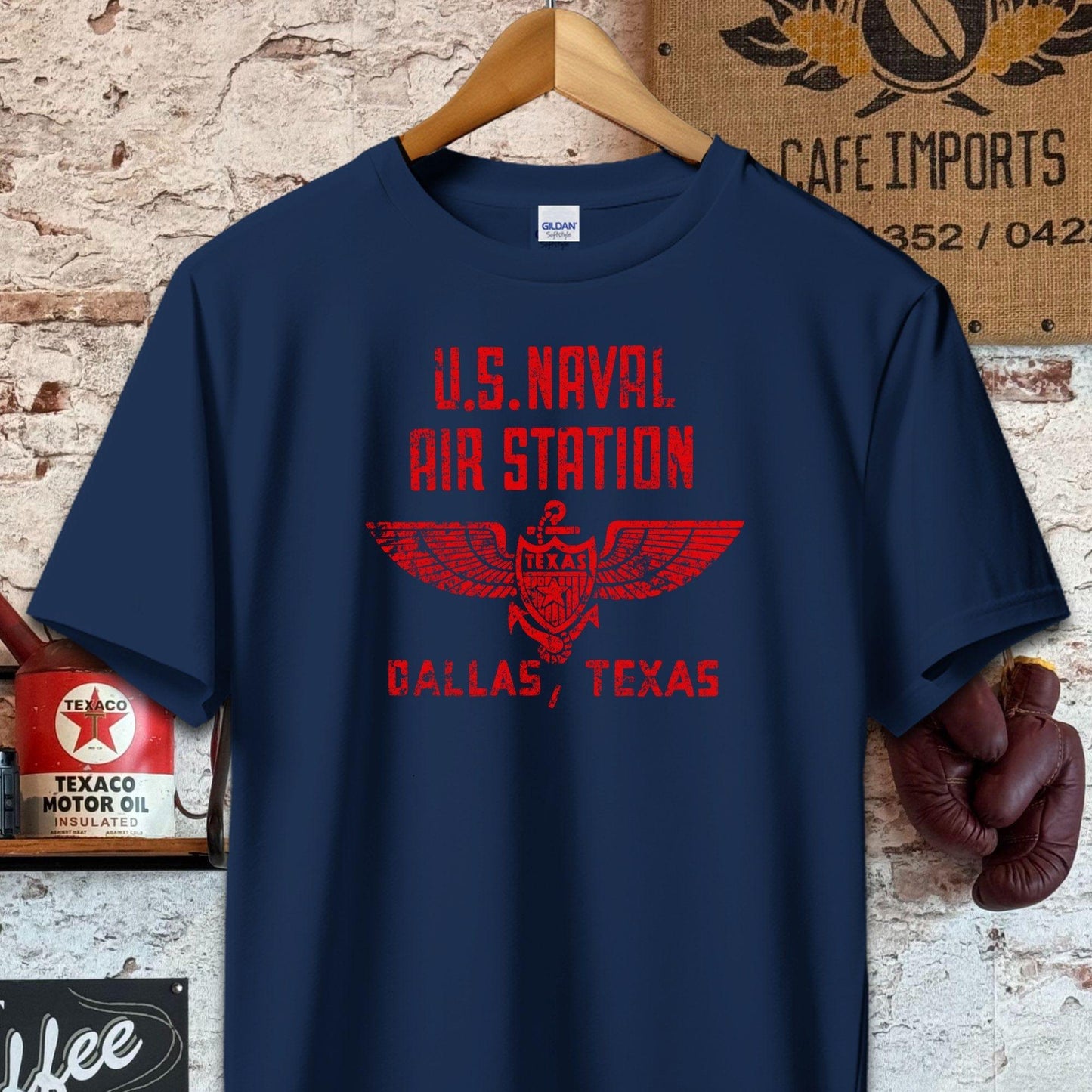 T-shirt / S / Navy U.S. Naval Air Station Dallas, TX Shirt