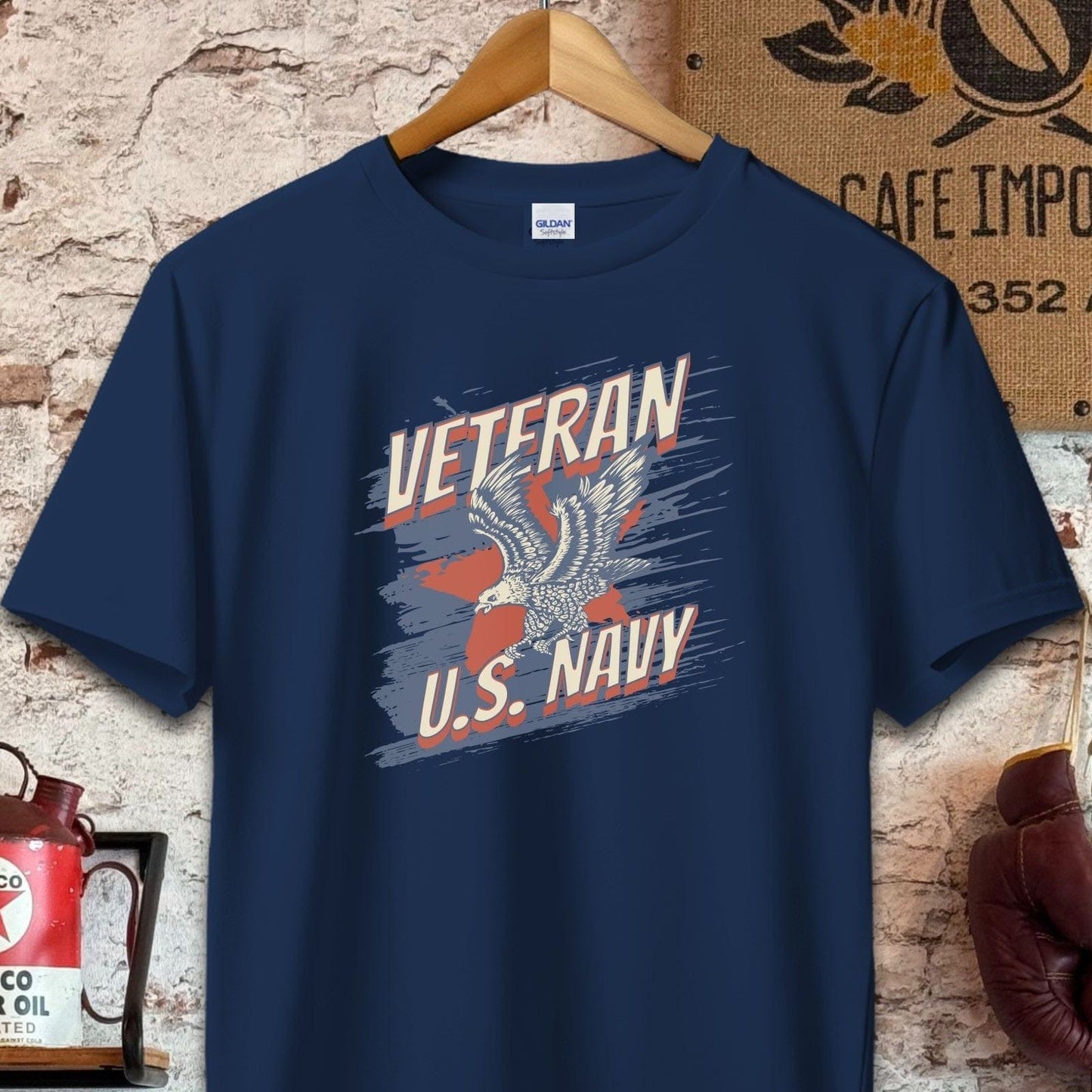 T-shirt / S / Navy U.S. Navy Veteran Shirt