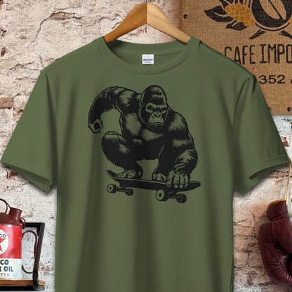 T-shirt / S / Olive Gorilla Skateboarding Shirt