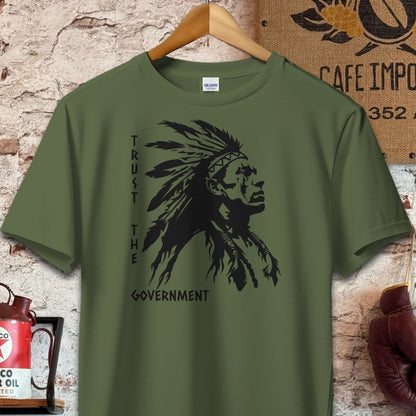 T-shirt / S / Olive Trust The Government Native Shirt