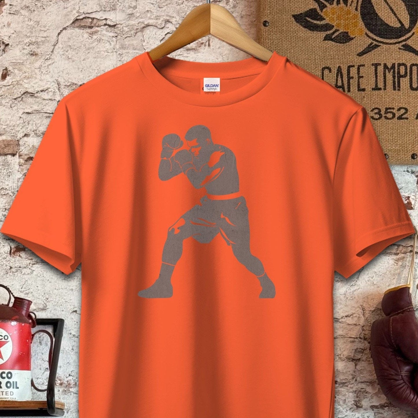 T-shirt / S / Orange Boxing Inspiration Shirt