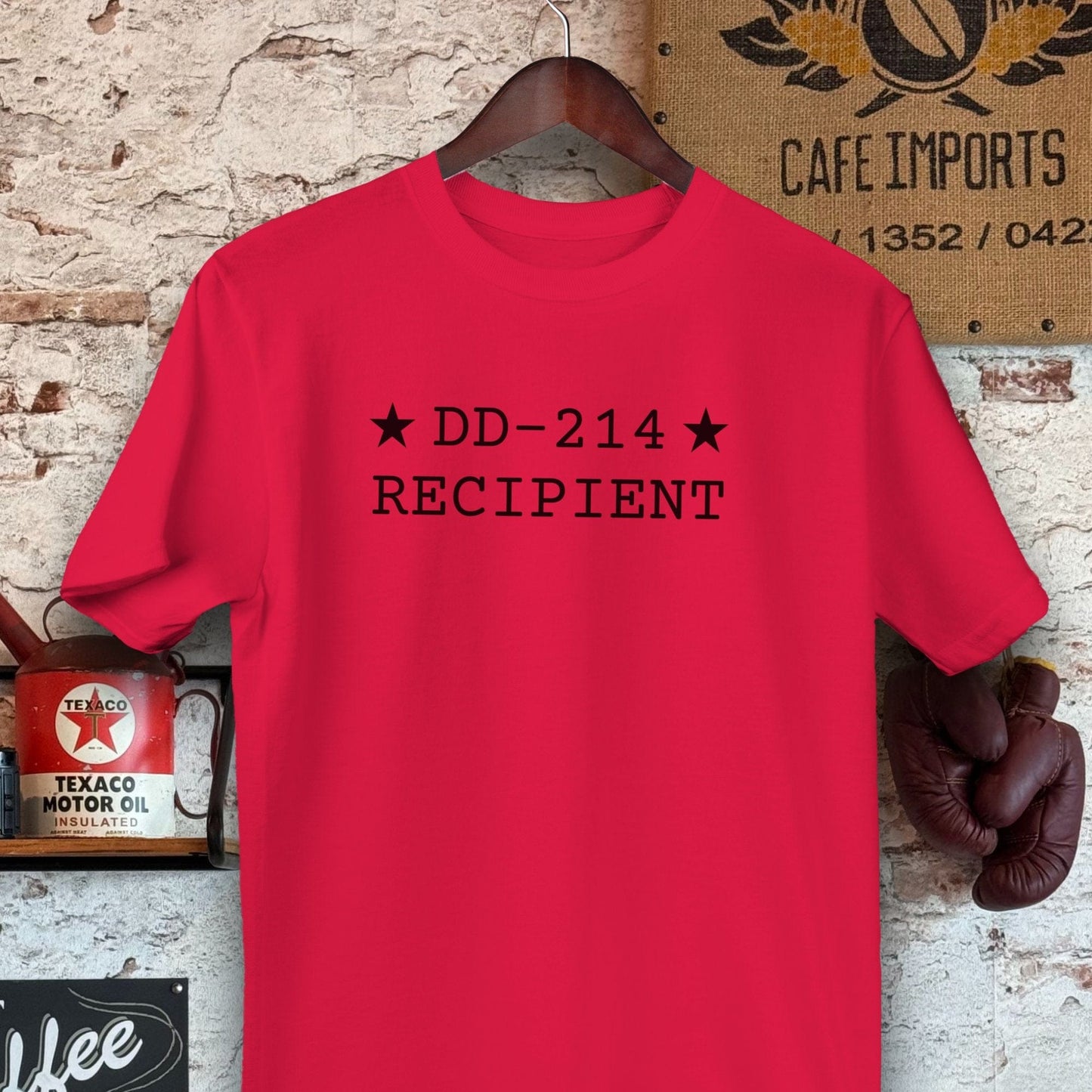 T-shirt / S / Red DD-214 Recipient Shirts