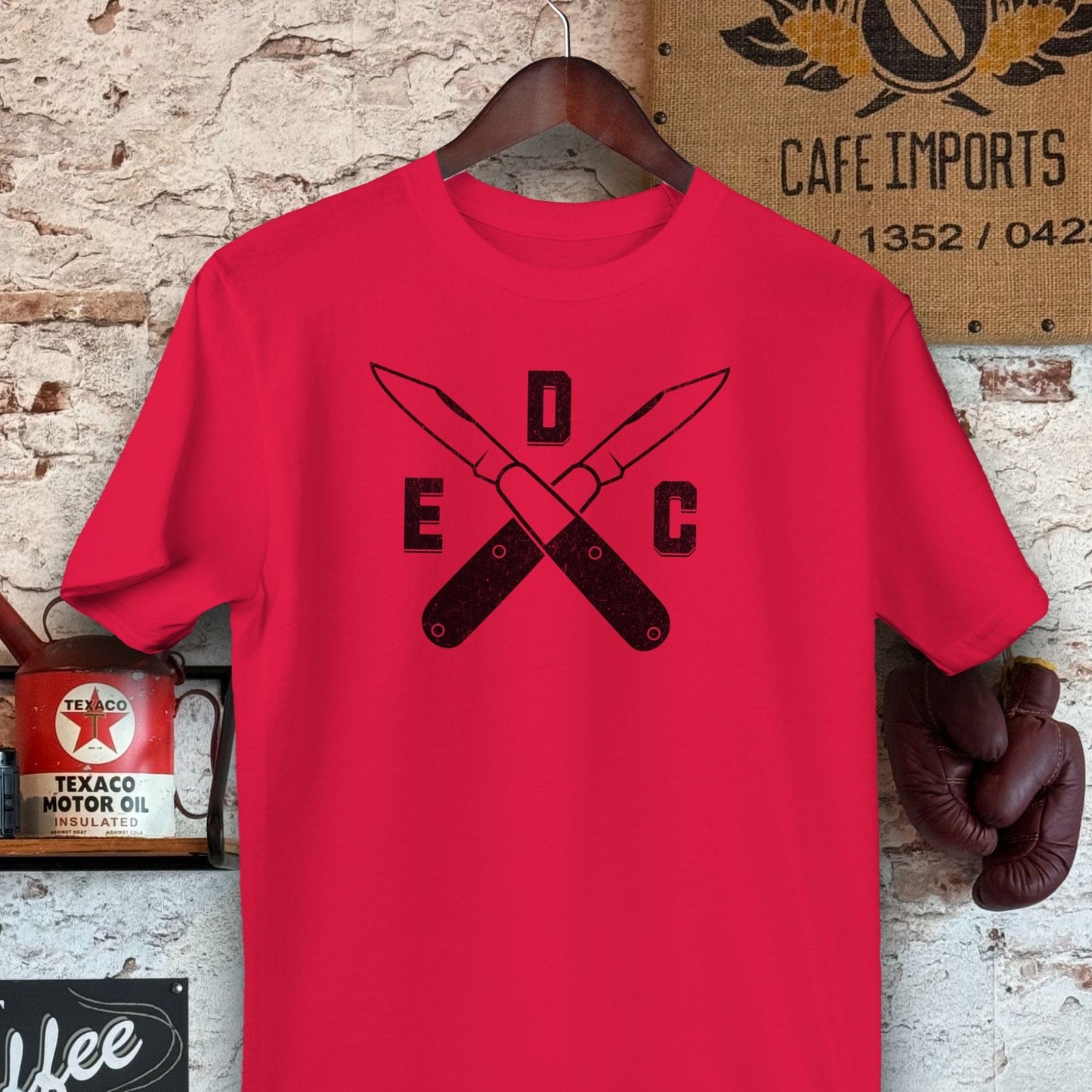 T-shirt / S / Red EDC Knives Shirts