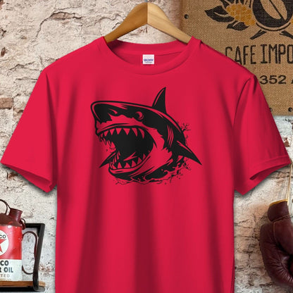 T-shirt / S / Red Ferocious Shark Shirt