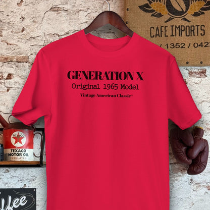 T-shirt / S / Red Generation X Original 1965 Model Shirts