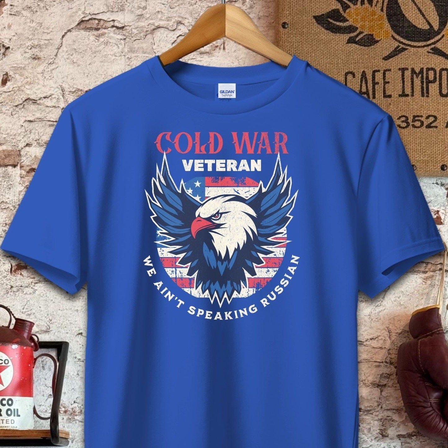 T-shirt / S / Royal Cold War Veteran Shirt