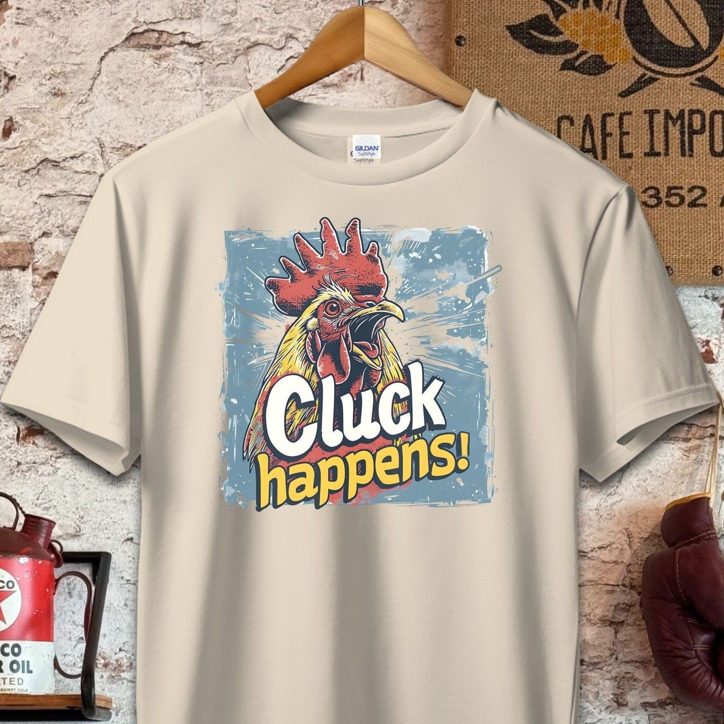 T-shirt / S / Sand Cluck Happens T-Shirt