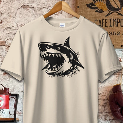 T-shirt / S / Sand Ferocious Shark Shirt