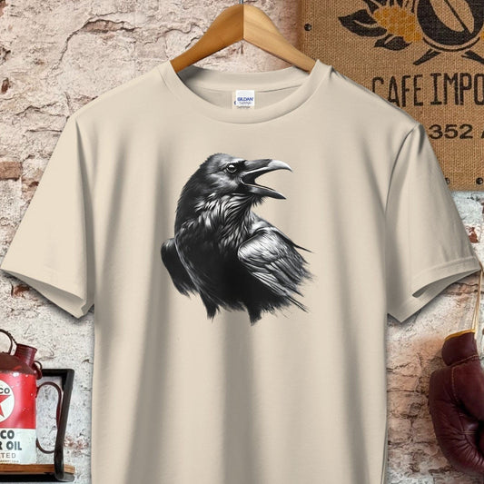 T-shirt / S / Sand Gothic Crow Shirt