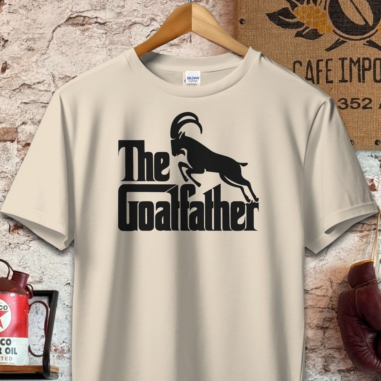 T-shirt / S / Sand The Goatfather Shirt