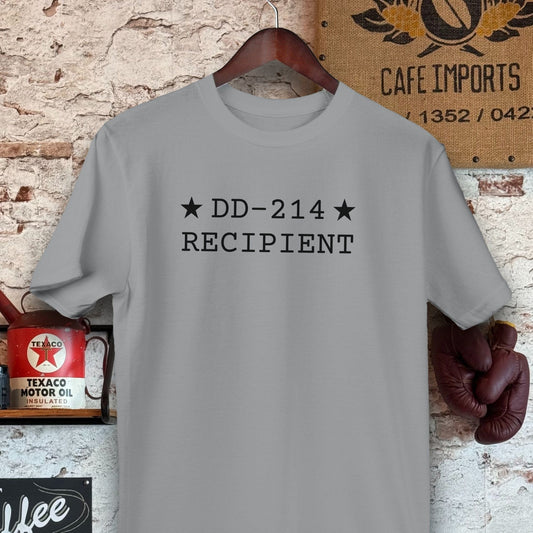 T-shirt / S / Sport Grey DD-214 Recipient Shirts