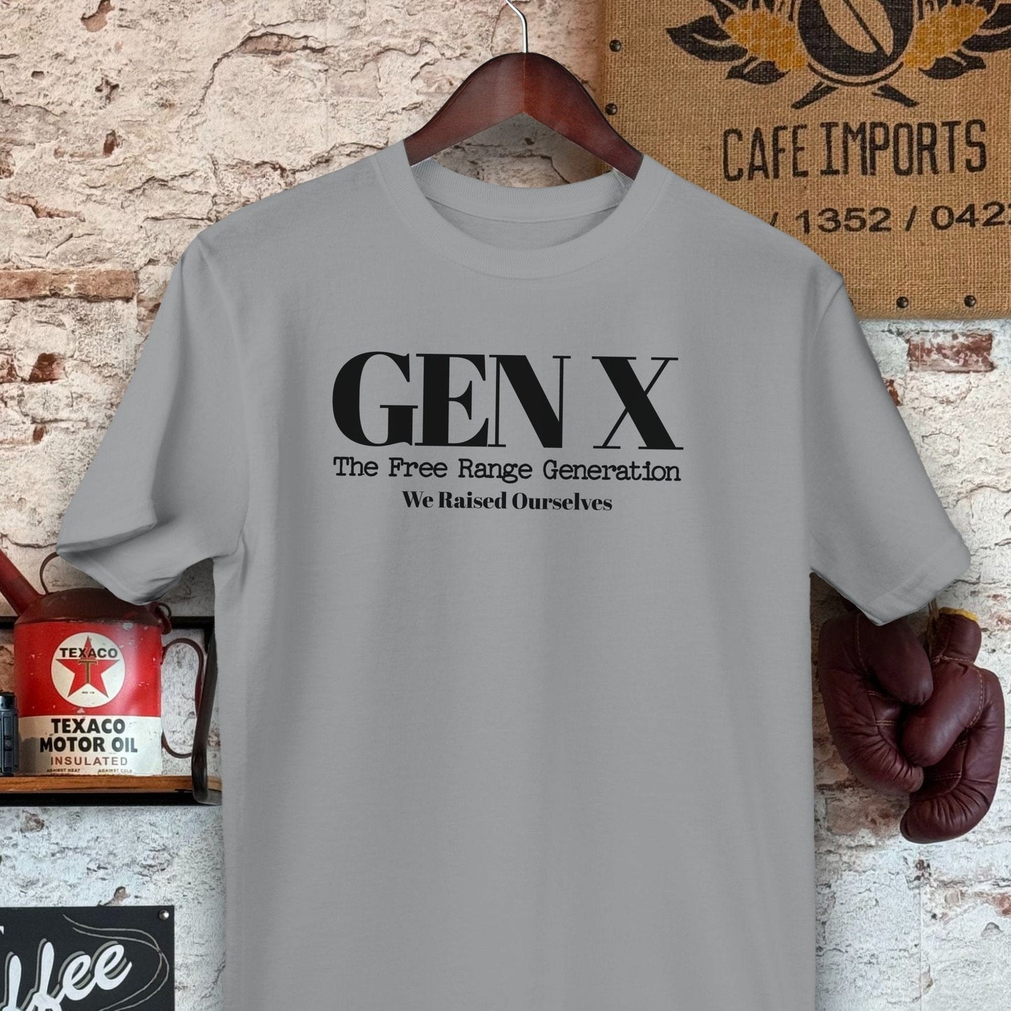 T-shirt / S / Sport Grey Gen X The Free Range Generation Shirts