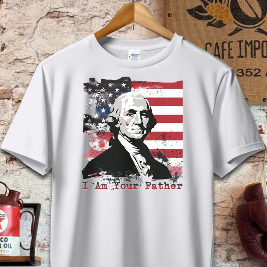 T-shirt / S / Sport Grey George Washington I Am Your Father Shirt