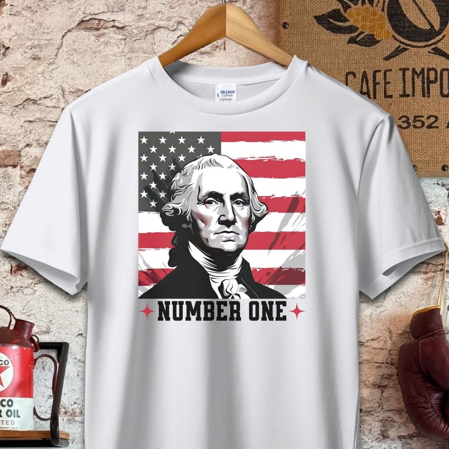 T-shirt / S / Sport Grey Number One Founding Father Shirt