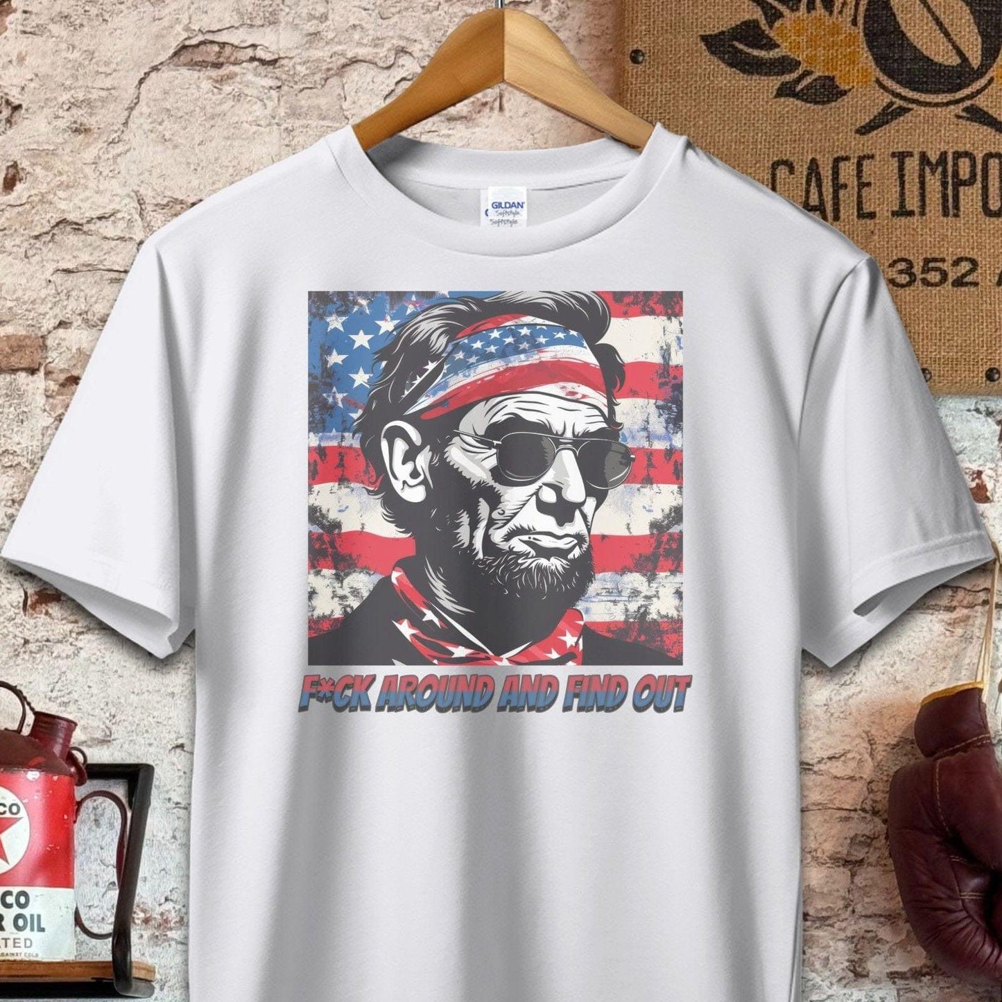 T-shirt / S / Sport Grey Patriotic Find Out Shirt