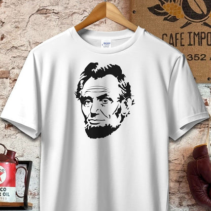 T-shirt / S / White Abe Lincoln Shirt