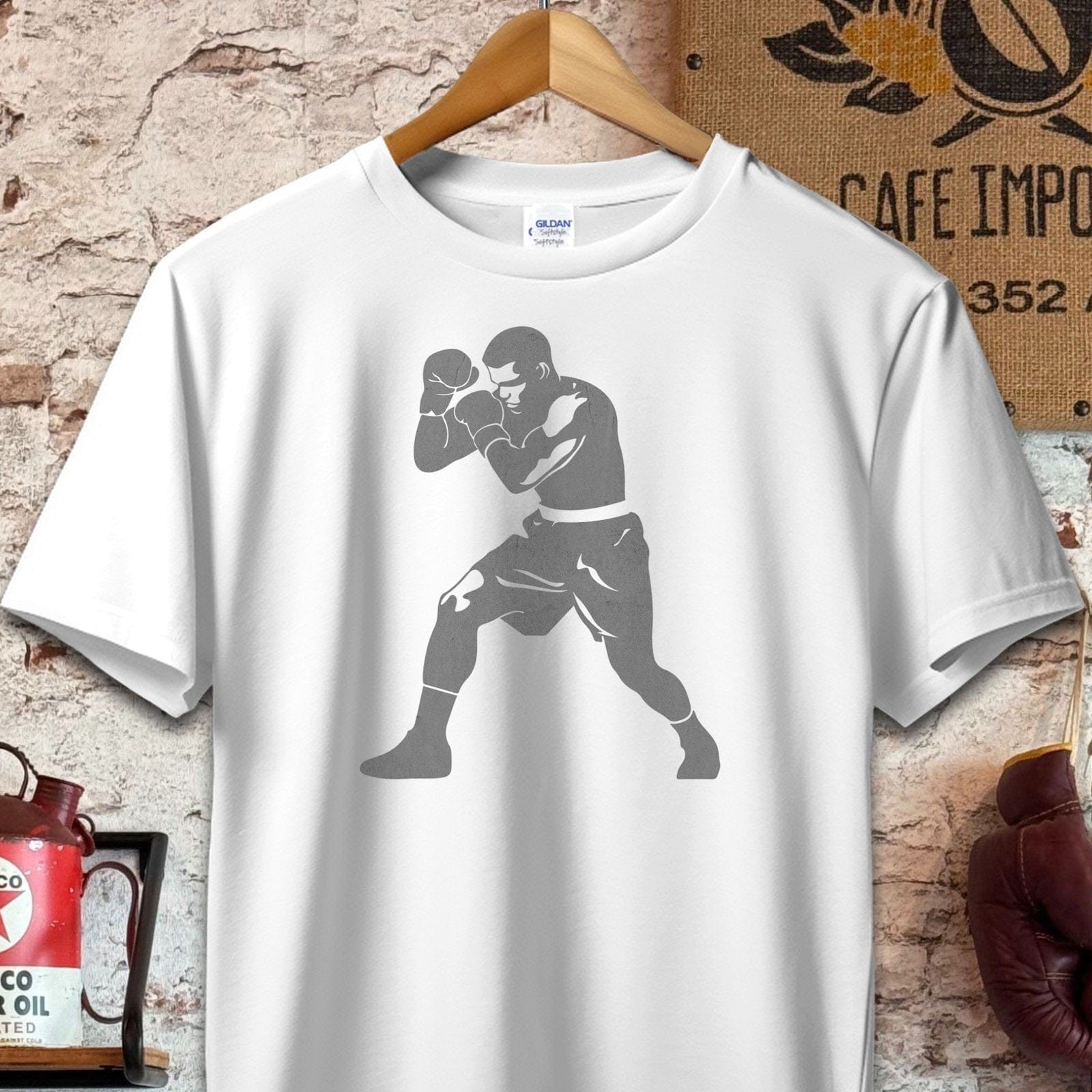 T-shirt / S / White Boxing Inspiration Shirt