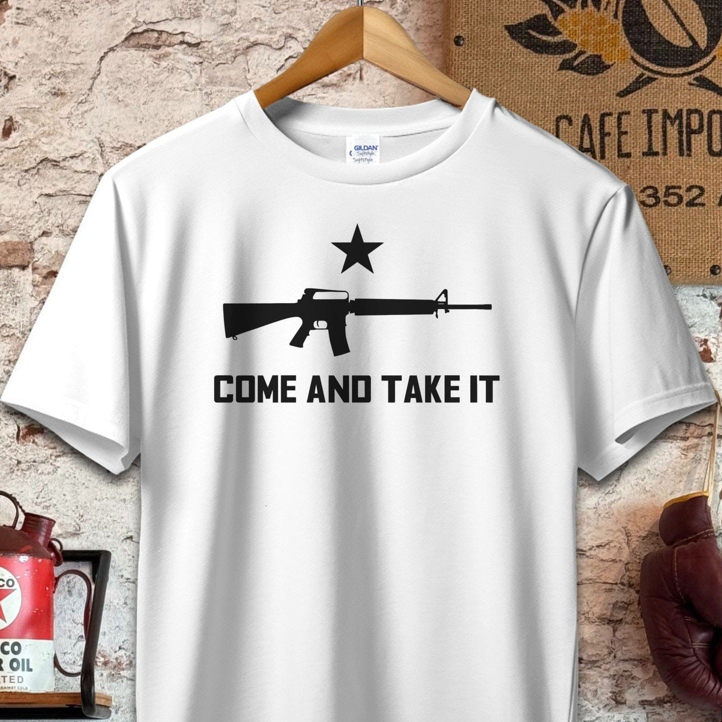 T-shirt / S / White Come and Take It Shirt