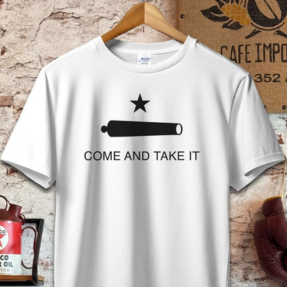 T-shirt / S / White Gonzalez Flag - Come And Take It Shirt