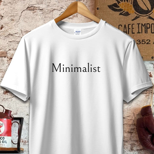 T-shirt / S / White Minimalist Statement Shirt