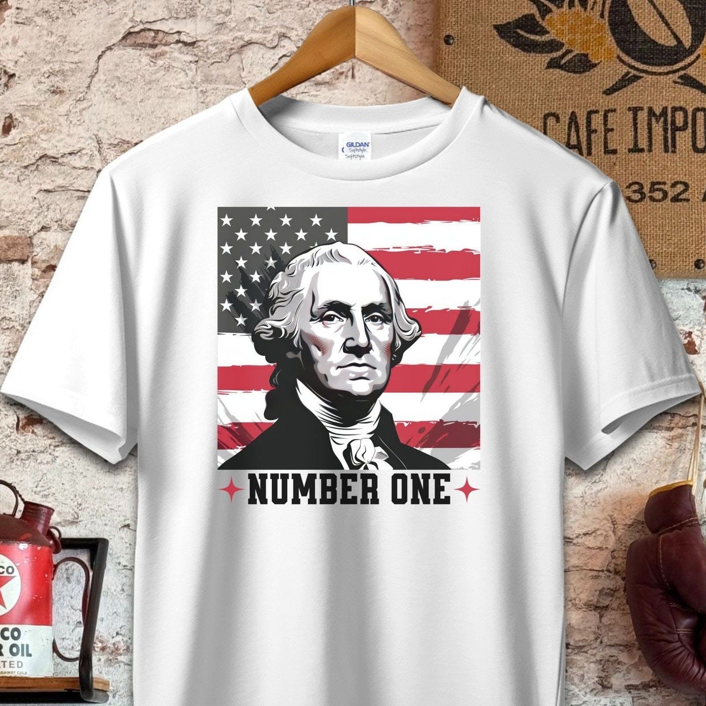 T-shirt / S / White Number One Founding Father Shirt