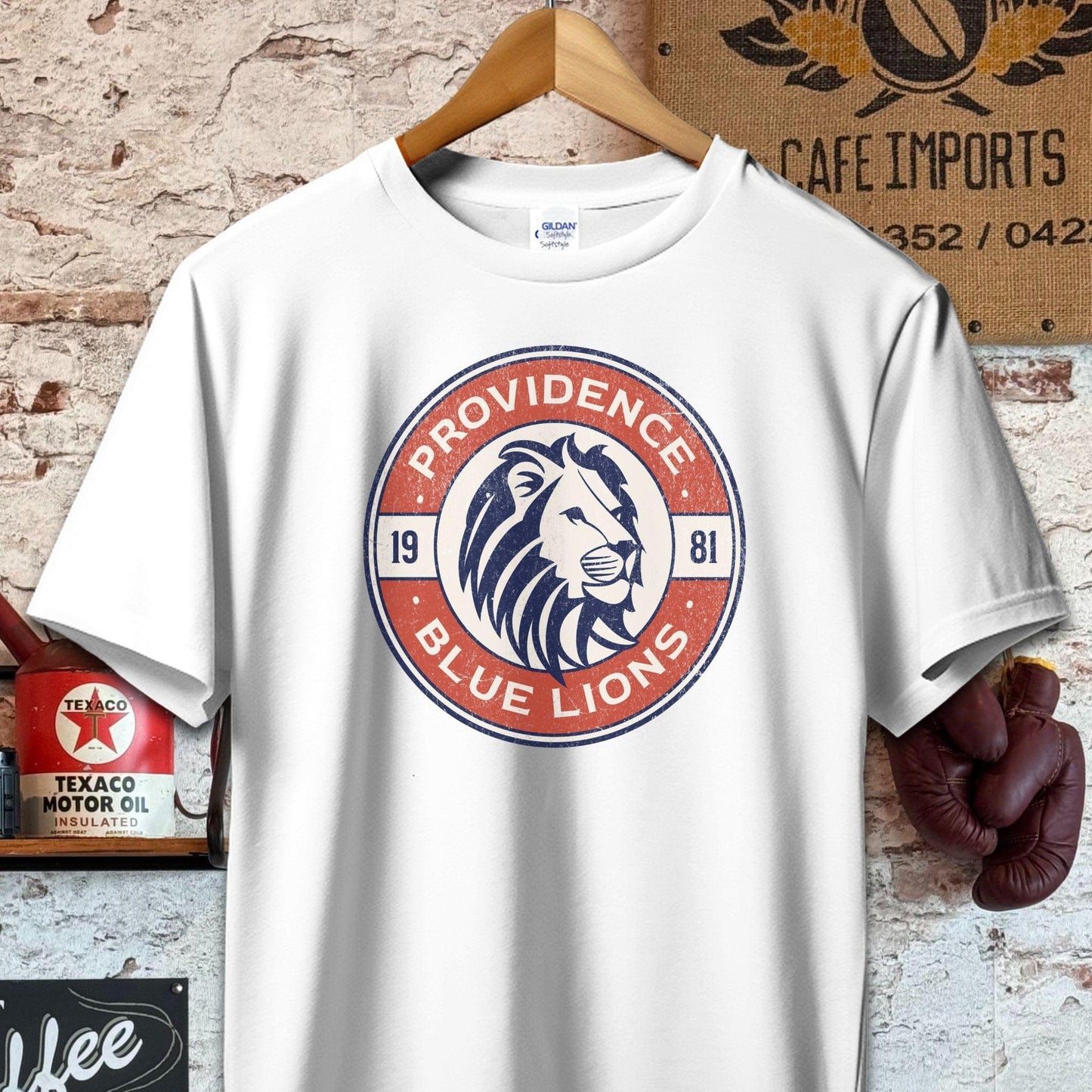 T-shirt / S / White Providence Blue Lions Sports Team Shirt