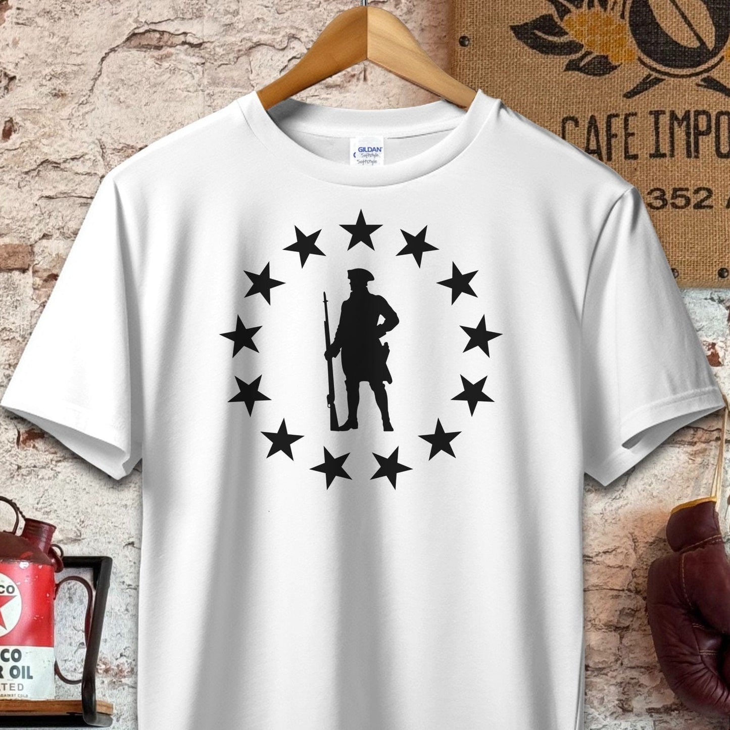 T-shirt / S / White Revolutionary Patriot Shirt