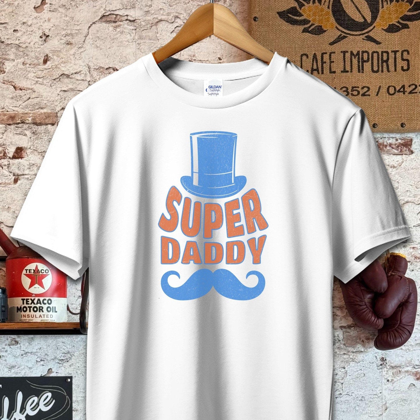 T-shirt / S / White Super Daddy Shirt