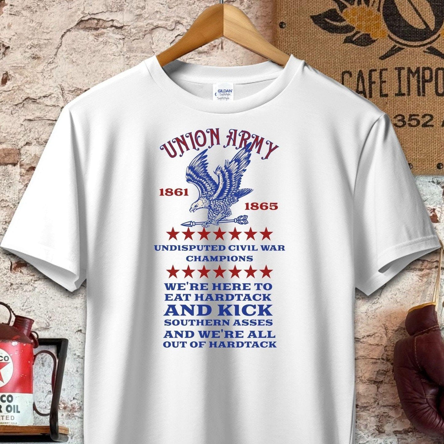 T-shirt / S / White Union Army Civil War Champions Shirt