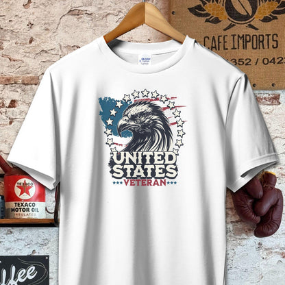 T-shirt / S / White United States Veteran Shirt