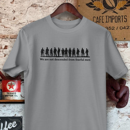 T-shirt / Sport Grey / S Not Descended from Fearful Men Shirts