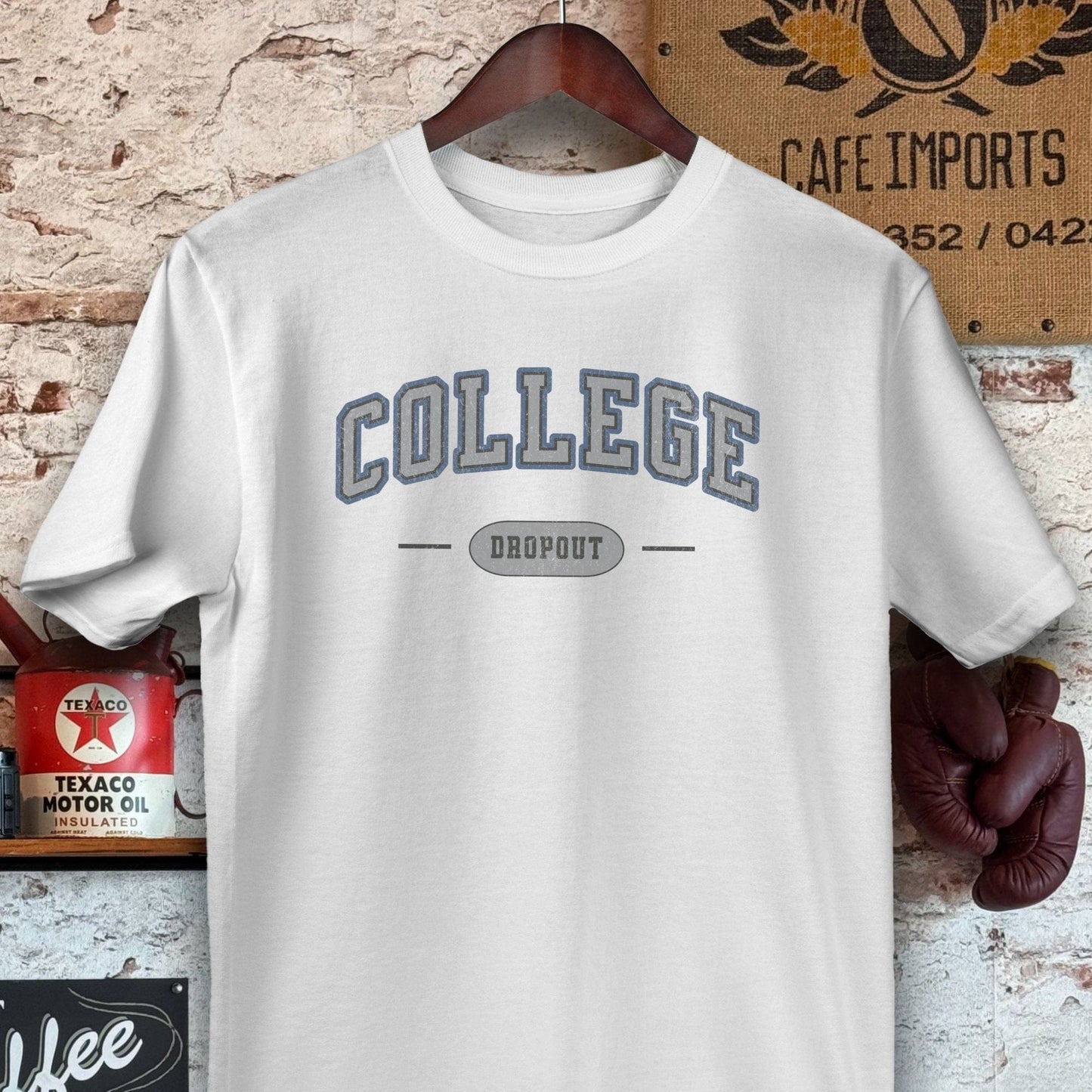 T-shirt / White / M College Dropout Shirts