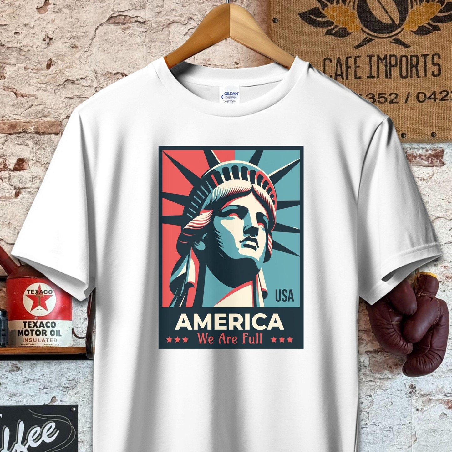 T-shirt / White / S America We Are Full Shirt