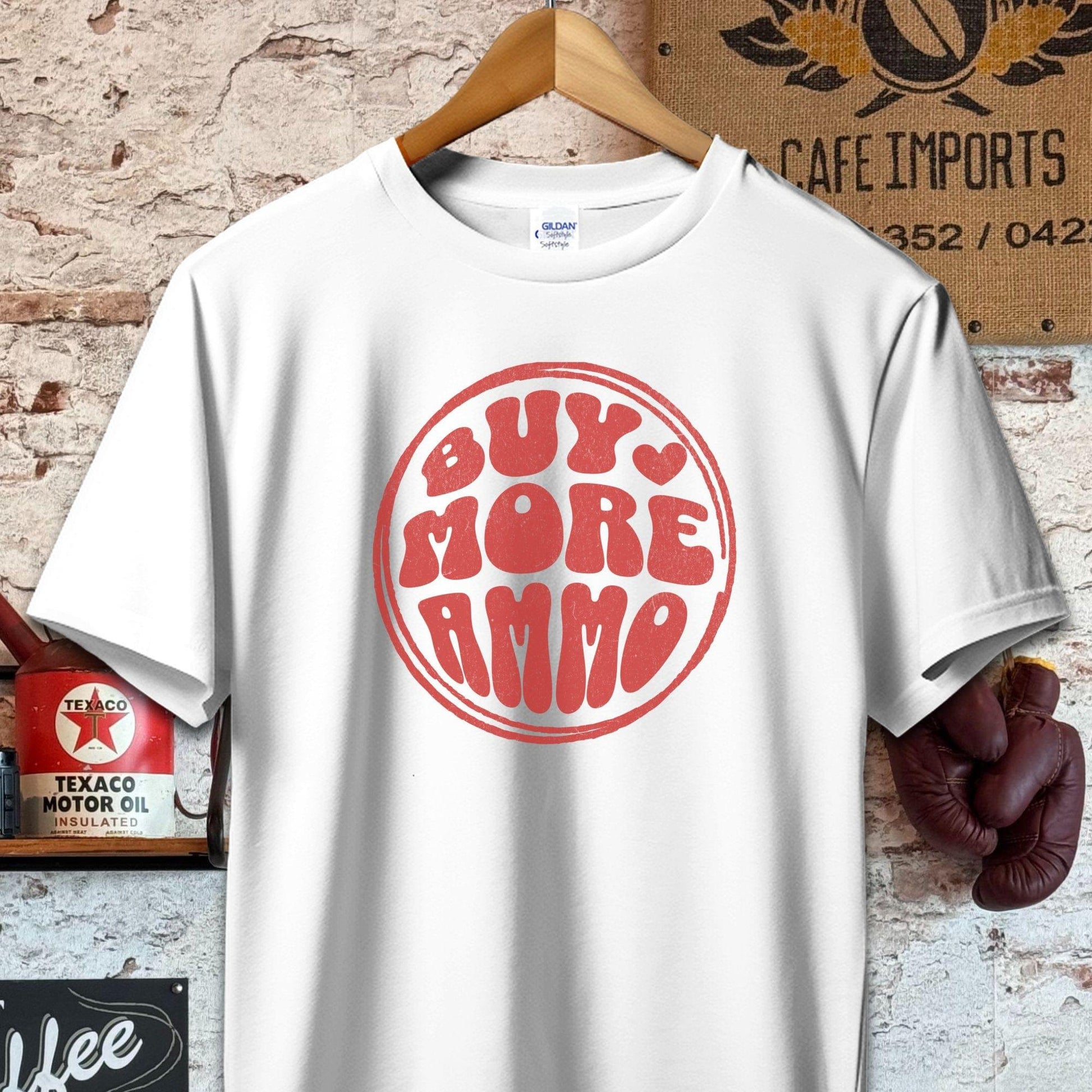 T-shirt / White / S Buy More Ammo Shirt