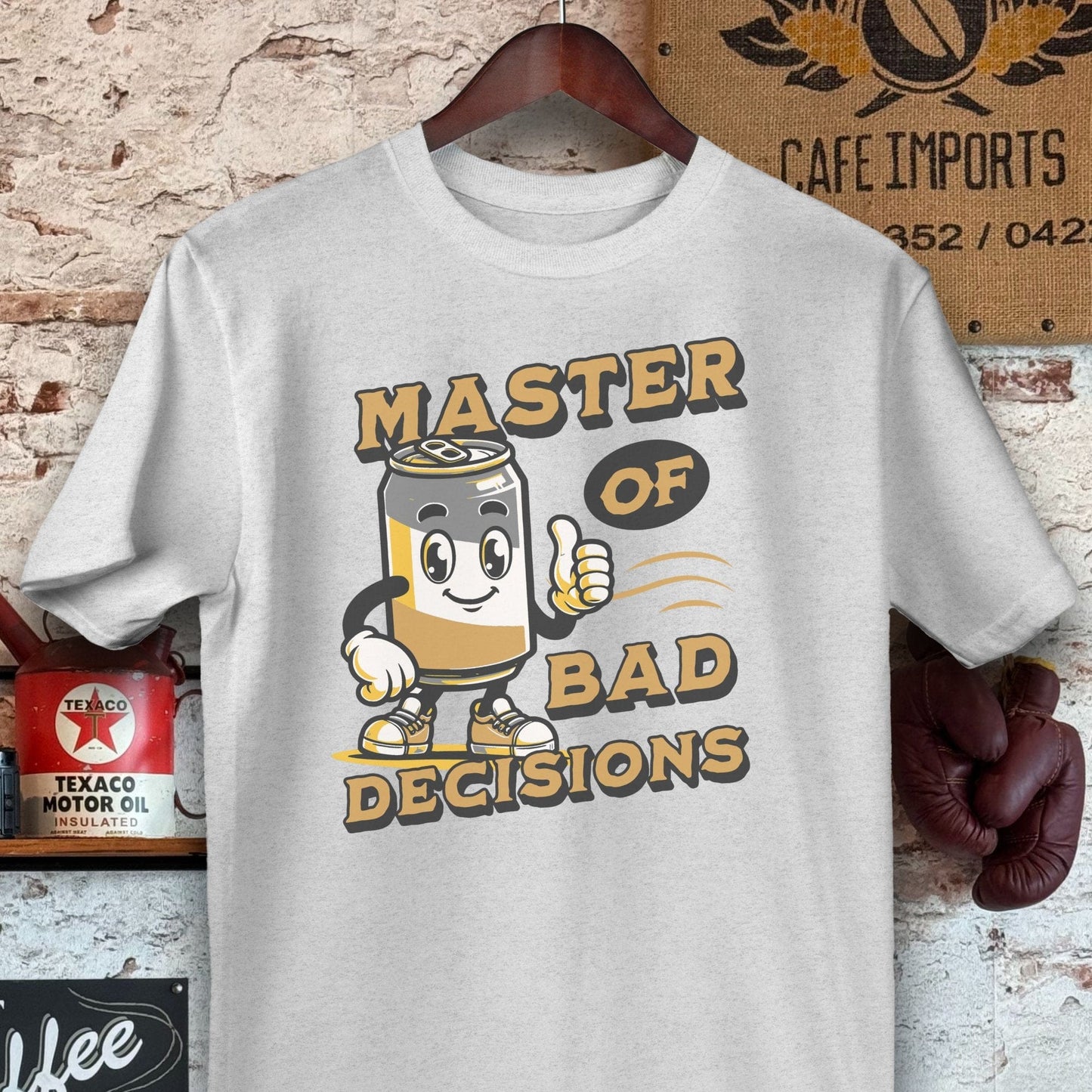 T-shirt / White / S Master of Bad Decisions Shirts