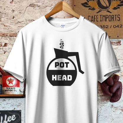 T-shirt / White / S Pot Head Coffee Shirt