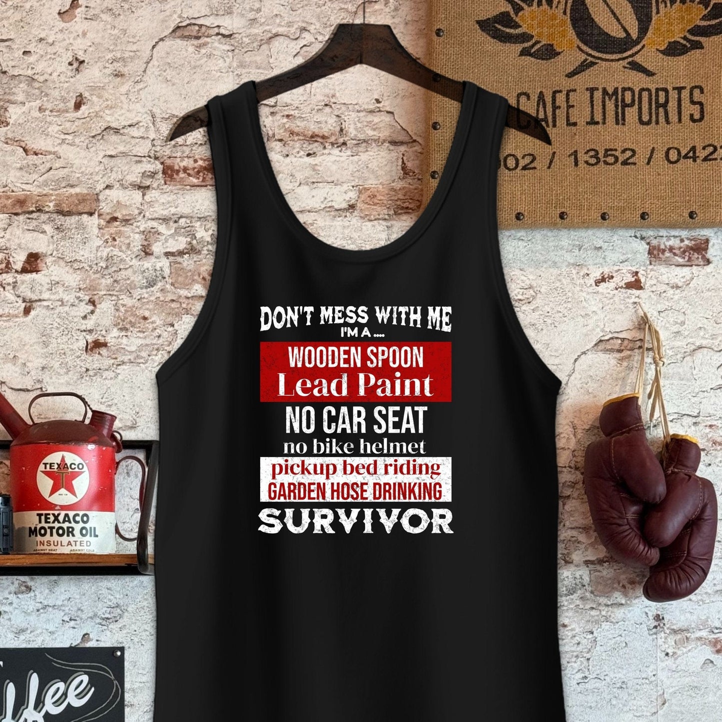 Tank Top / Black / S Generation X Survivors Shirts