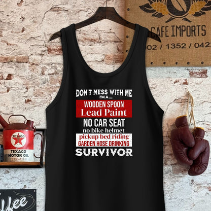 Tank Top / Black / S Generation X Survivors Shirts