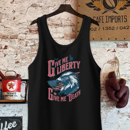 Tank Top / Black / S Give Me Liberty Shirt