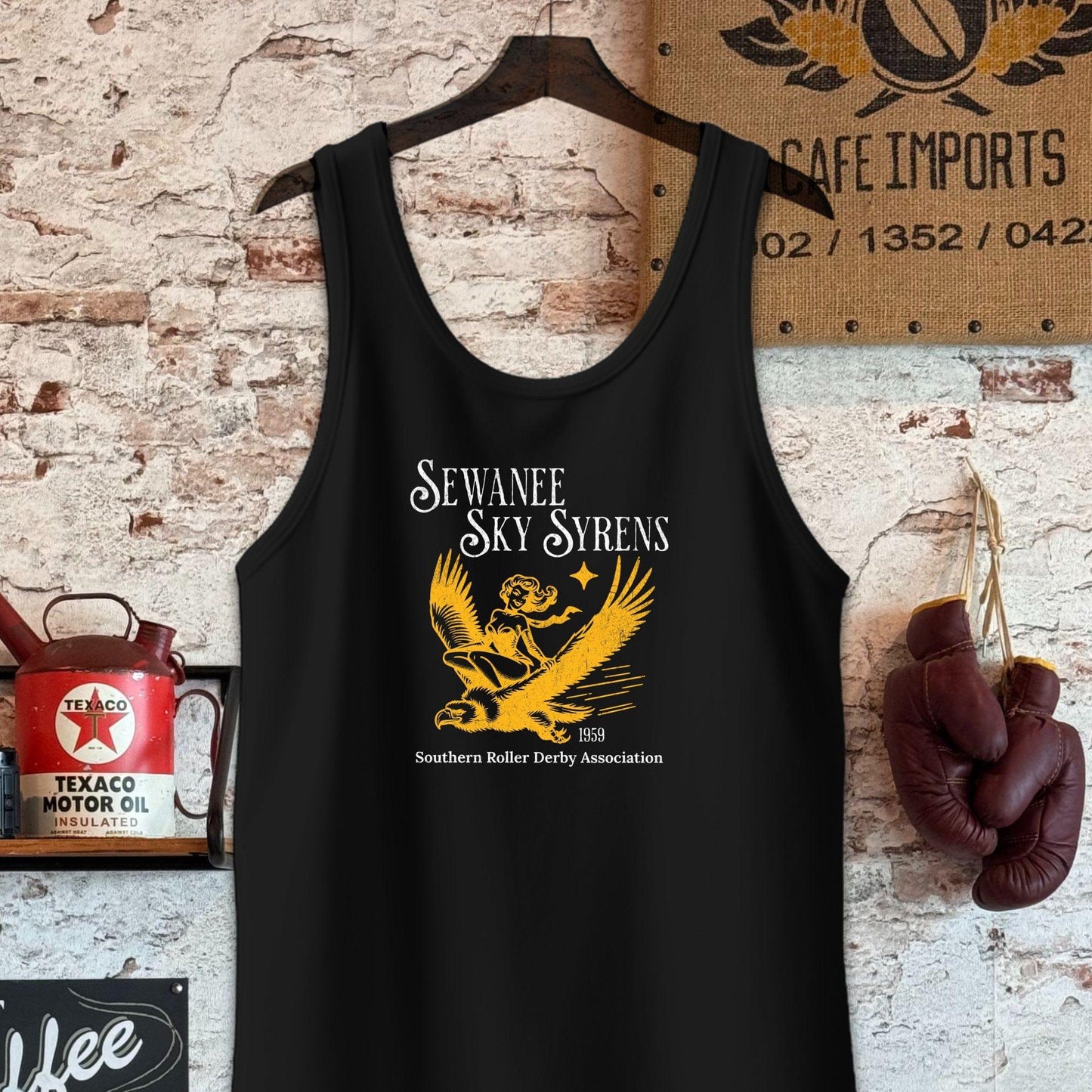 Tank Top / Black / S Sewanee Sky Syrens Roller Derby Shirt