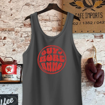 Tank Top / Charcoal-Black Triblend / S Buy More Ammo Shirt