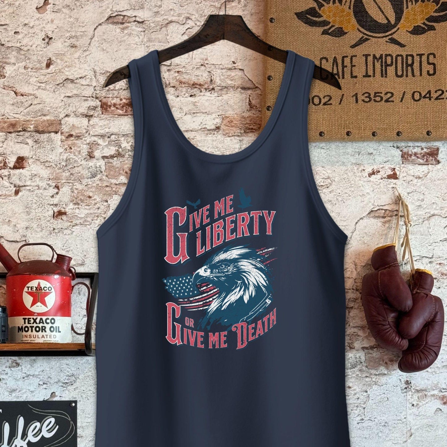 Tank Top / Navy / S Give Me Liberty Shirt