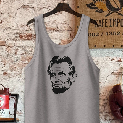 Tank Top / S / Athletic Heather Abe Lincoln Shirt