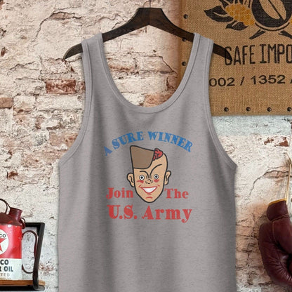 Tank Top / S / Athletic Heather Join The U.S. Army Shirt