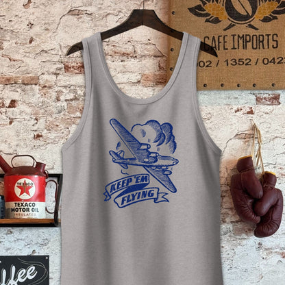 Tank Top / S / Athletic Heather Keep 'Em Flying Shirts